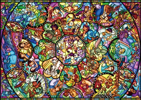 All-star Stained Glass 1000pcs (DS-1000-764) - Stained Glass