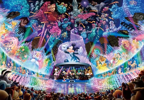 Disney Water Dream Concert 1000pcs (D-1000-399) - Hologram