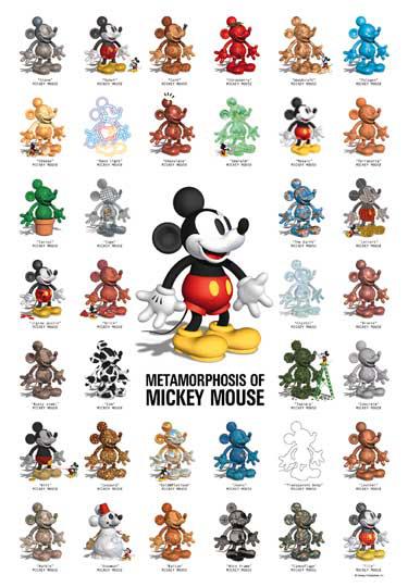Metamorphosis of Mickey Mouse 1000pcs (DM-1000-300)