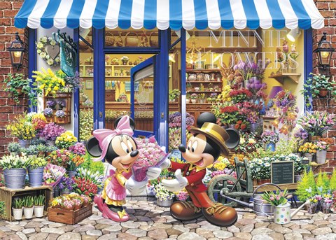 Minnie's Flower Shop 1000pcs (DS-1000-761) - Stained Glass