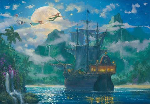 Moonrise over Pirates' Cove (Peter Pan) 1000pcs (D-1000-416)
