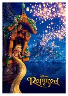 Rapunzel 1000pcs (D-1000-404) - Glow in the Dark