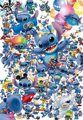 Stitch 100! 1000pcs (D-1000-377)